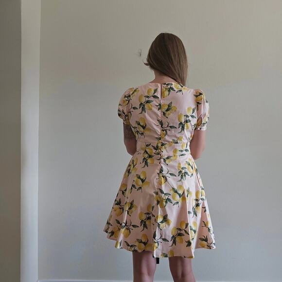 Moodie Pink Lemon Mini Dress - Picture 3 of 8